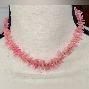 Pink 13-15” necklace